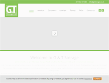 Tablet Screenshot of gtstorage.co.uk